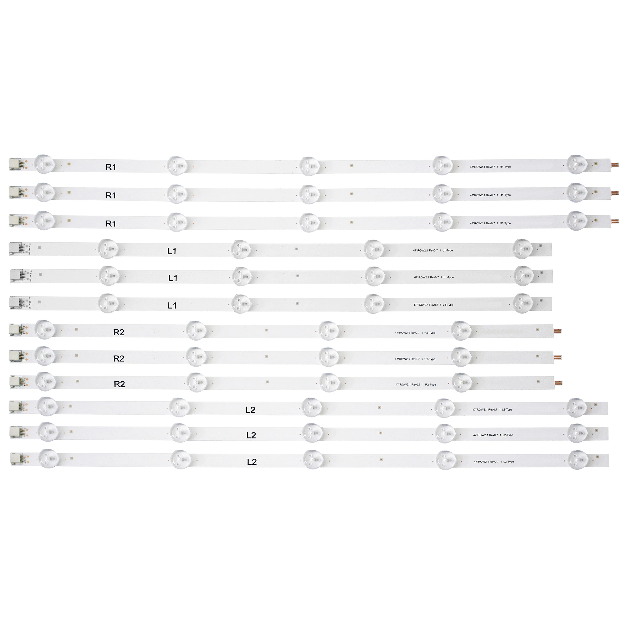 Новая светодиодная лента с полной подсветкой для LG 47LN540V 47LN613V 47LA620V 47LN5758 47LN5757 47LN575R-ZE LC470DUE