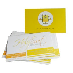 맞춤형 300gsm 광택 또는 무광택 라미네이트 용지 방문/비즈니스/명함 인쇄 서비스