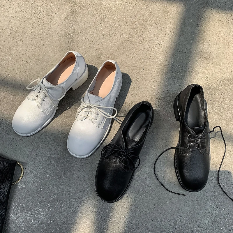 Chaussures femme/обувь на плоской подошве; женские лоферы из натуральной кожи; Новая брендовая весенняя обувь; удобные мягкие лоферы; zapatos de mujer