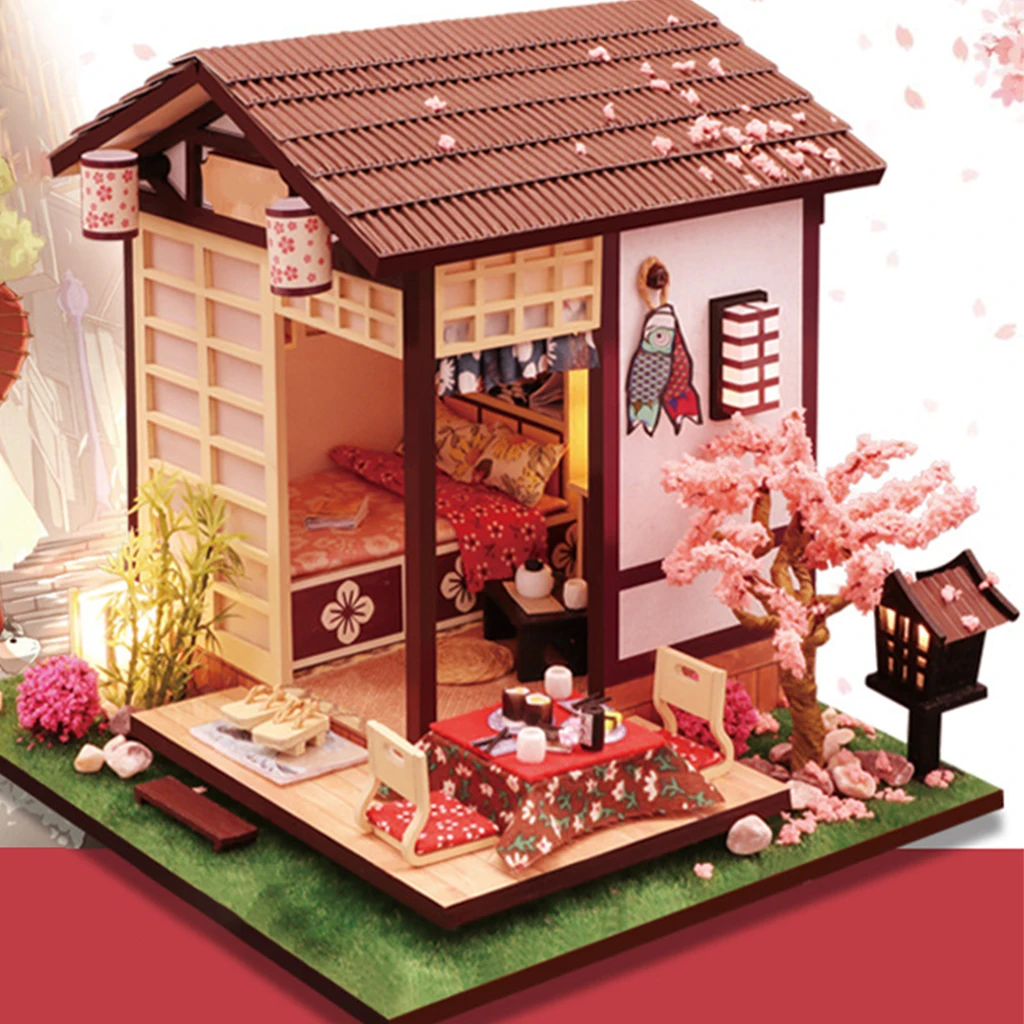 Happy rest BNIB Details about   Chinese version 3D Miniature DIY dolls house puzzle 