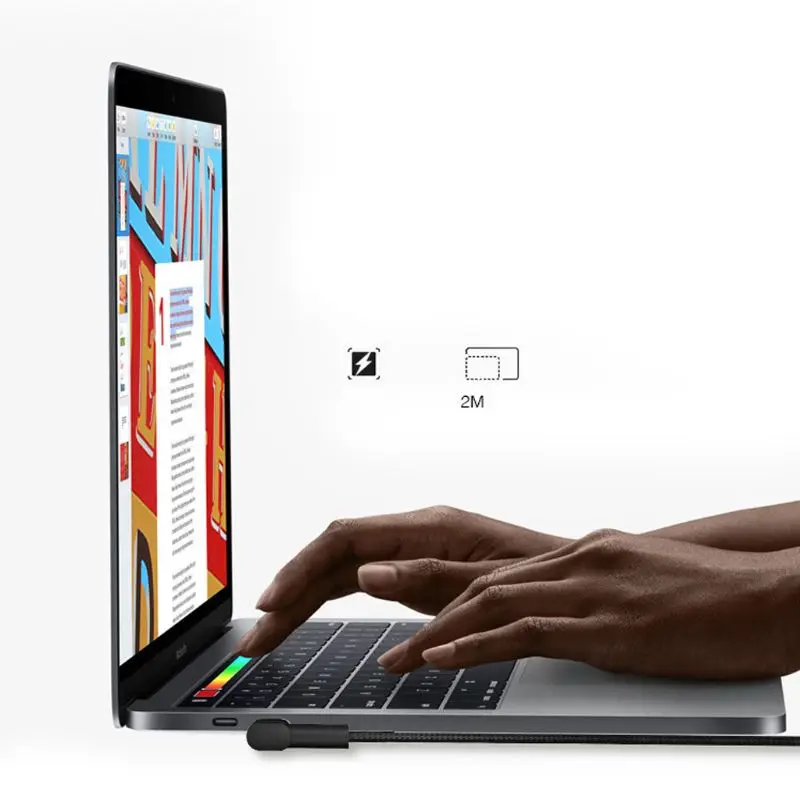 90 градусов 4.3A 87 Вт USB C к type C Магнитный кабель для Macbook huawei Matebook Xiaomi ноутбук мобильный телефон Быстрая зарядка PD магнит
