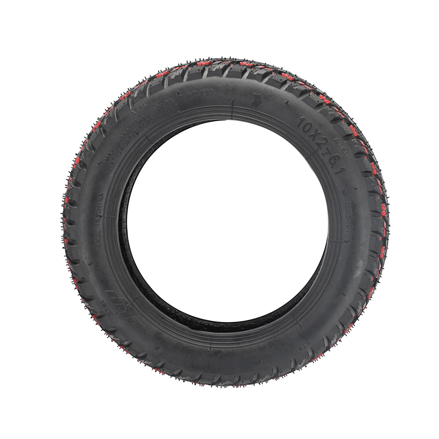 10*2-6,1 Off-road Tubeless Reifen Mit Ventil Für Xiaomi M365 Pro 2