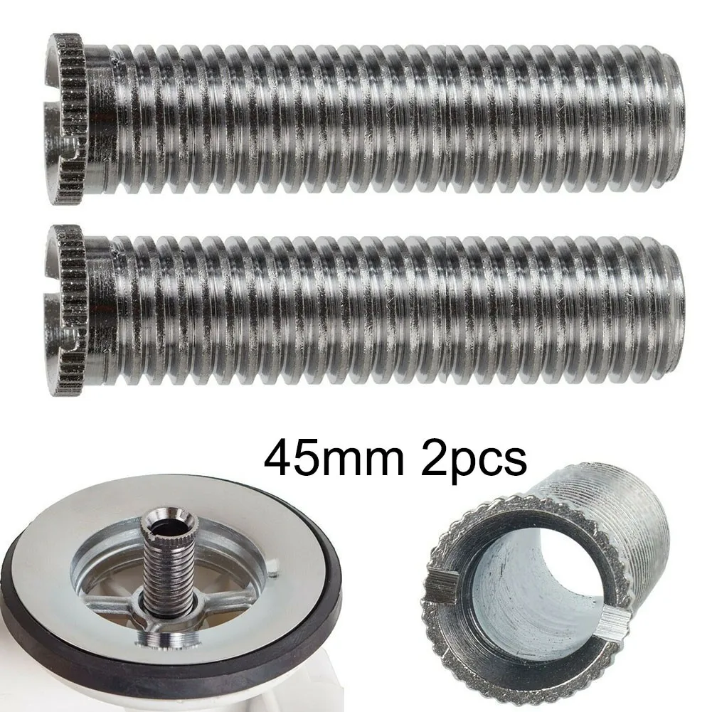 1/2/5pc 35mm 45mm Stainless Steel Plug Screw Bolt Kitchen Sink Basket Strainer Waste M12 Threaded Screw Connector