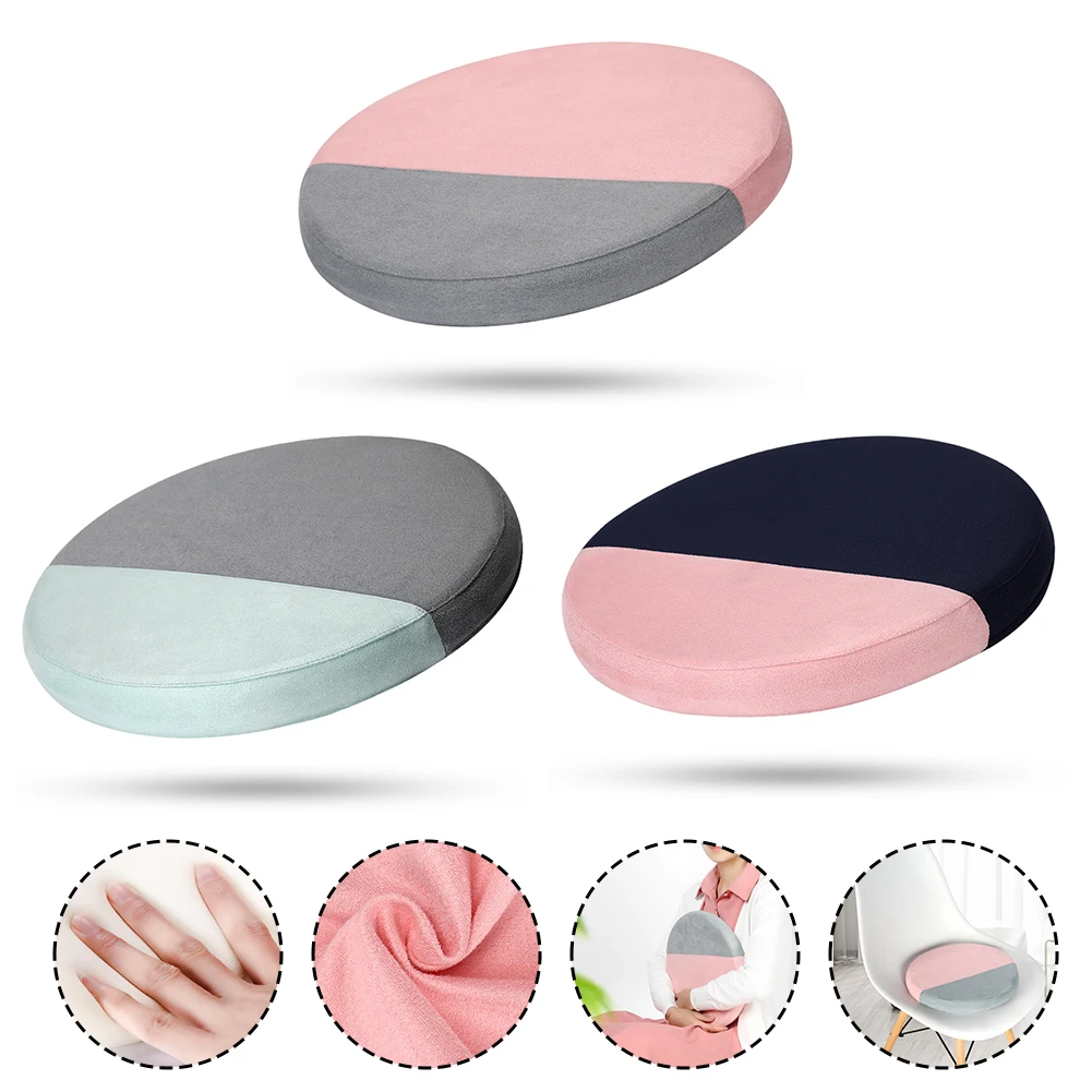 

Round Seat Cushion Memory Foam Low Rebound Cushion Mat Support Pillow Chair Seat Pads Cushion For Home Office