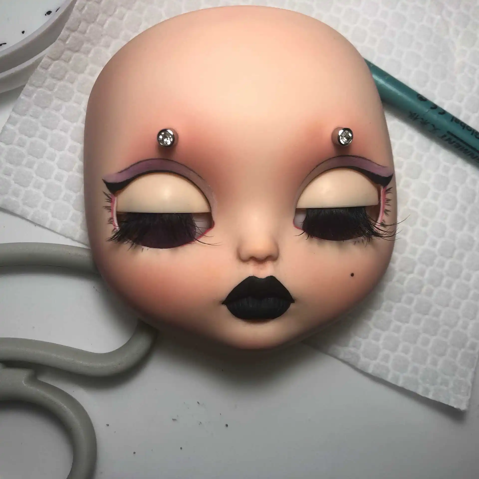 Индивидуальная кукла Обнаженная шарнирная кукла для тела 201900802 - Цвет: Face 4
