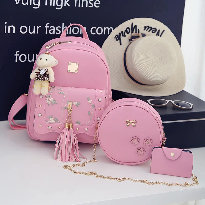 

Tassels Backpack Women's 2018 Autumn And Winter New Style Korean-style Fashion Fresh Picture Backpack Bag