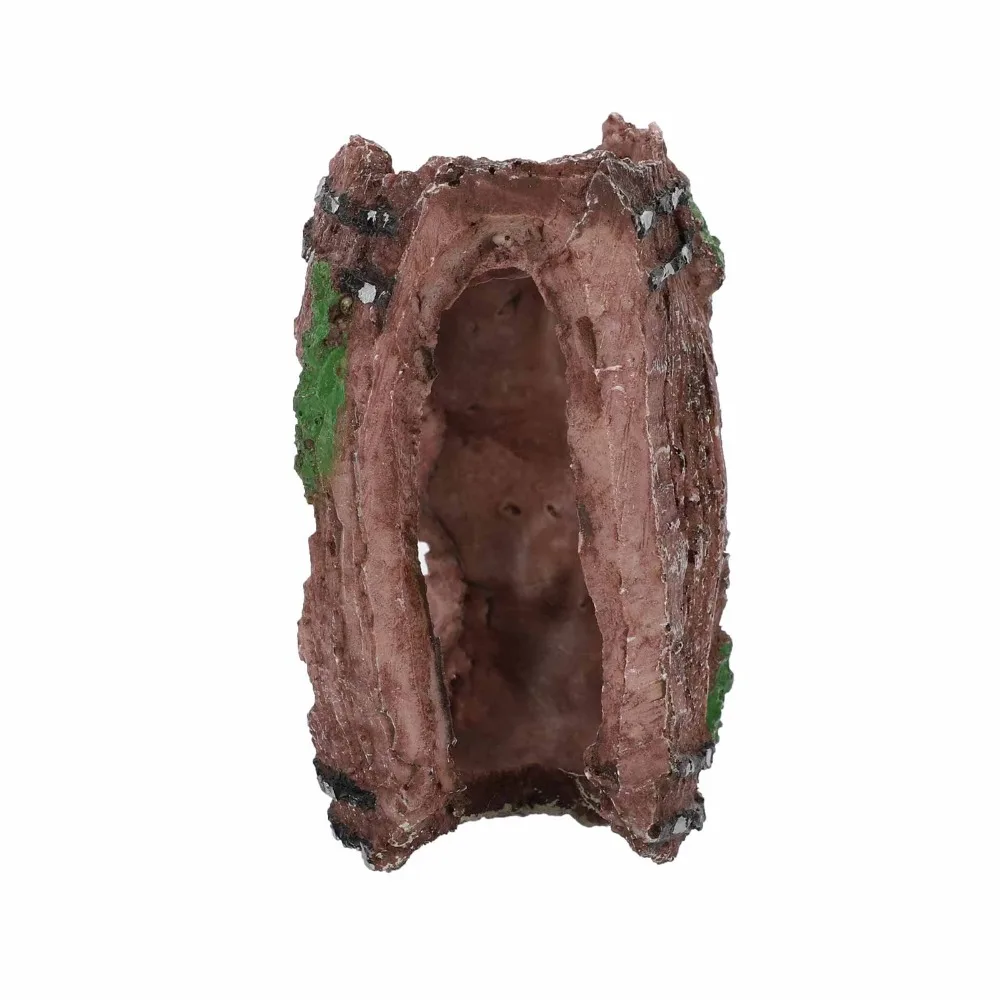 Коричневая антикварная бочка для вина полимерное аквариумное украшение