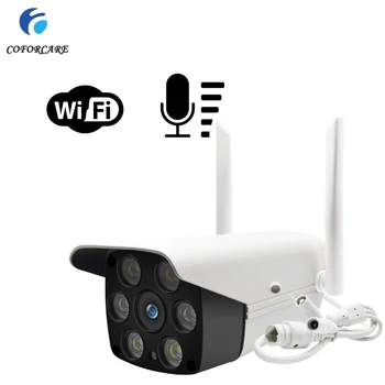 

Wifi IP Camera 720P Full HD Wireless Security Camera 6 LED Night Vision Two Way Audio IP Cam Waterproof IP66 OutDoor Wifi Camera