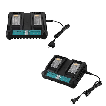 

4A Dual Ports Li-Ion Battery Charger for Makita 14.4V 18V BL1830 BL1840 BL1845 BL1850 BL1860 BL1850B BL1860B BL1430 CHAMT-2042 P