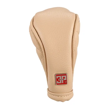 

Manual Car Shifter Gear Shift Knob Skid proof Cover Protection Beige