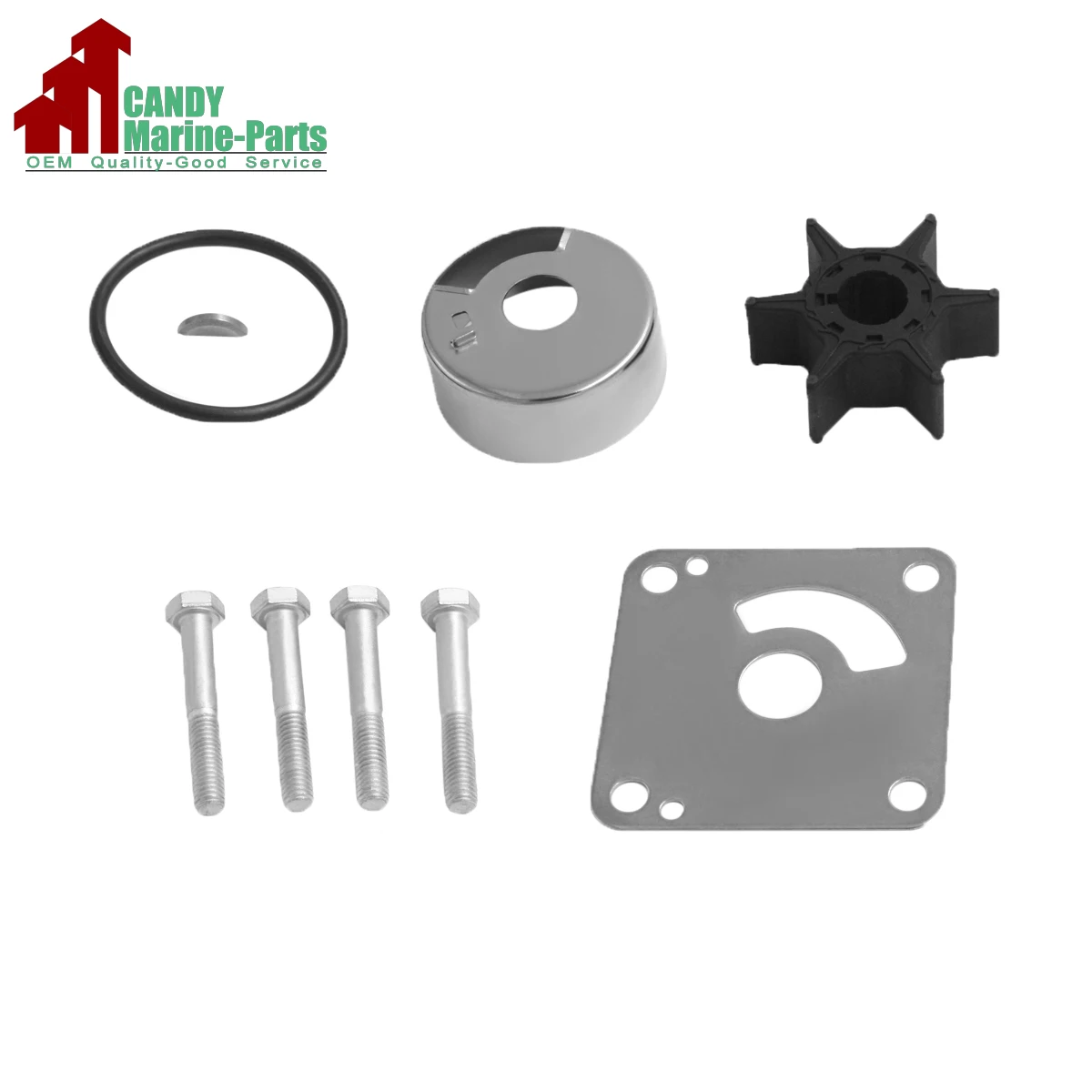 New Water Pump Impeller Repair Kit for yamaha 20/25 HP 6L2-W0078-00 18-3431 1988 - 2004 Outboard | Автомобили и мотоциклы
