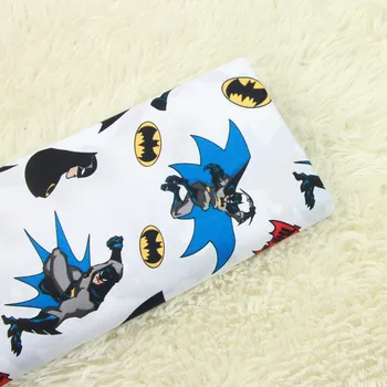 

Half Meter Soft Batman Print Shell Print fabric, Handmade DIY Patchwork Garment Sewing Cloth 100% Cotton D30