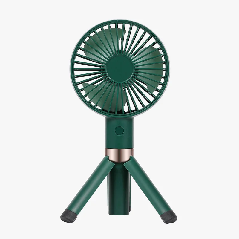 

Tripod Fan Hand-Held Portable Small Fan USB Charging-Mute Student Office Desktop Mini Carry-on