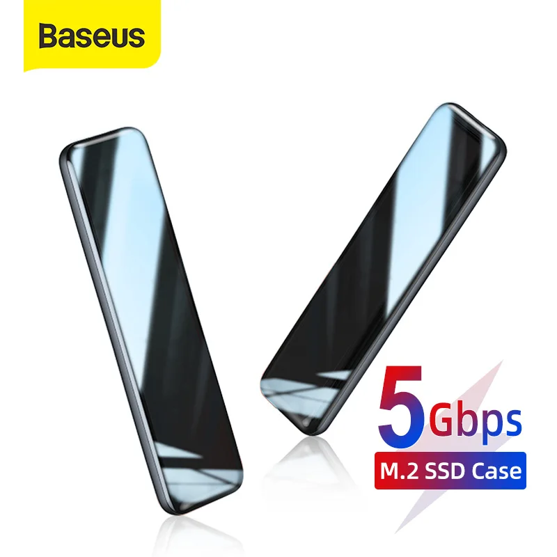 Baseus M2 SSD чехол M.2 к USB Type C 3 1 корпус B M + Ключ жесткий диск для NGFF SATA M/B коробка Caddy |