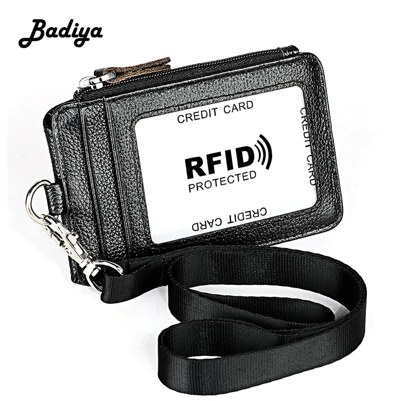 Кошелек RFID мужской из натуральной кожи держатель для карт|Кошельки| |