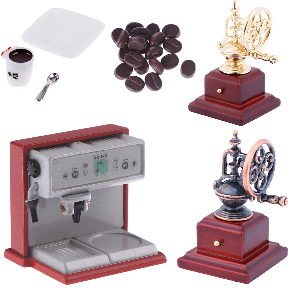 Discount Spoon Furniture Miniature-Accessories Dollhouse Coffee-Beans Metal Kitchen Simulation mlKZrr39E