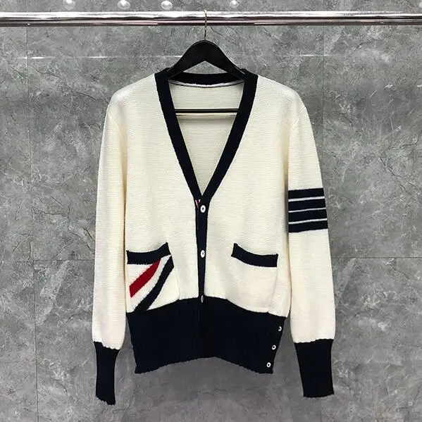 Новинка 2020 модные свитера Мужская тонкая женская одежда полосатая шерстяная