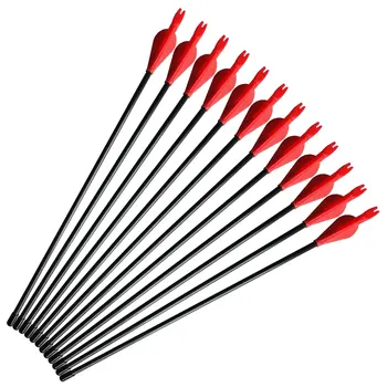 

12pcs Arrow one-piece Quickfletch Vanes & Nock Arrow Archery Arrow Safety Tips ​For Boys ​and ​Girls
