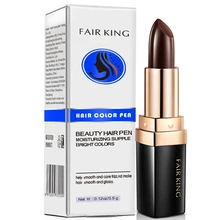 Мел для волос помада цветная ручка нетоксичный чехол серый карандаш временный окрашивание волос