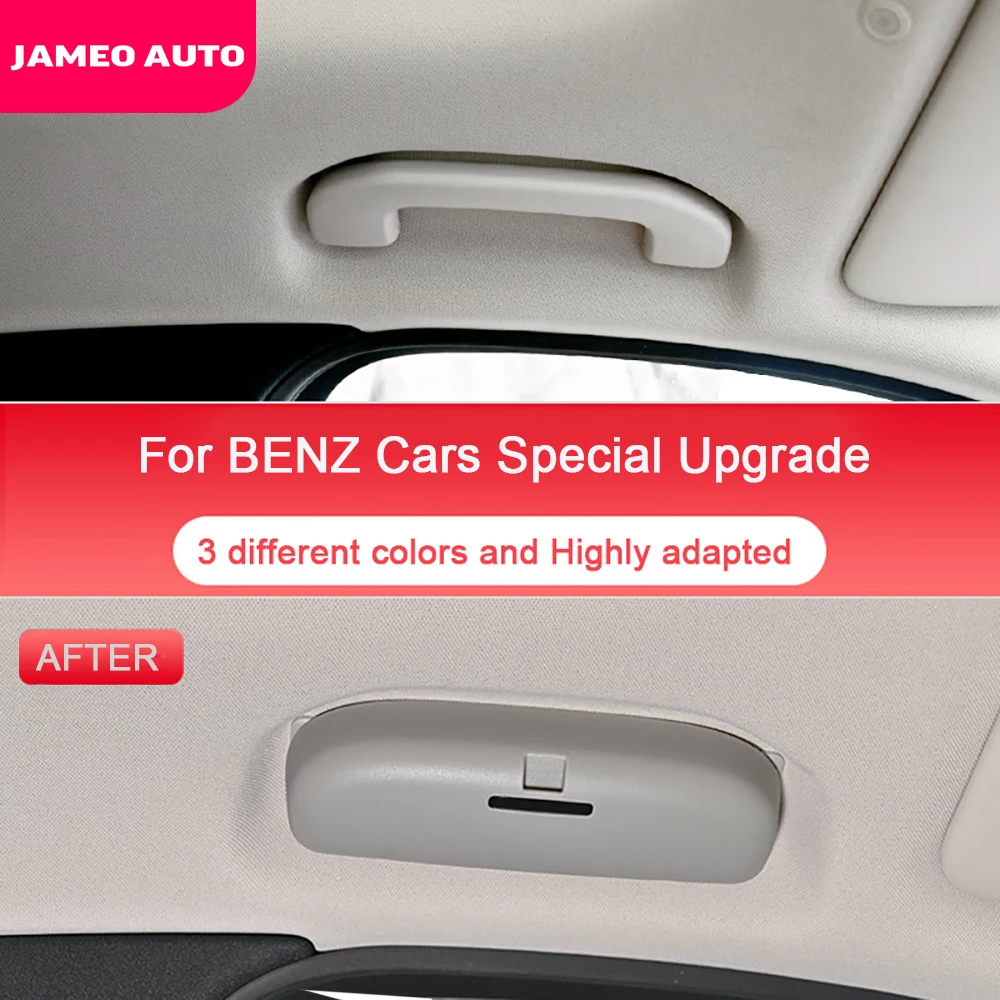 Jameo Auto Auto Sonnenbrille Halter Fall für Mercedes Benz W212 C180 E63  C300 E250 C E KLASSE GLK GLC GLE AMG X204 W205 W203 W204 - AliExpress