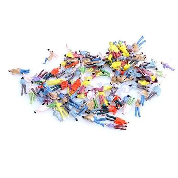 

New 100x 1:100 Building Layout Model People HO Scale Painted Figure Passenger 40JC