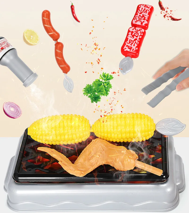 Newest 35PCS Toddler Girls Boys Baby Kids Prented Play House Toy Kitchen Utensils Cooking Pots Pans Food Dishes Cookware