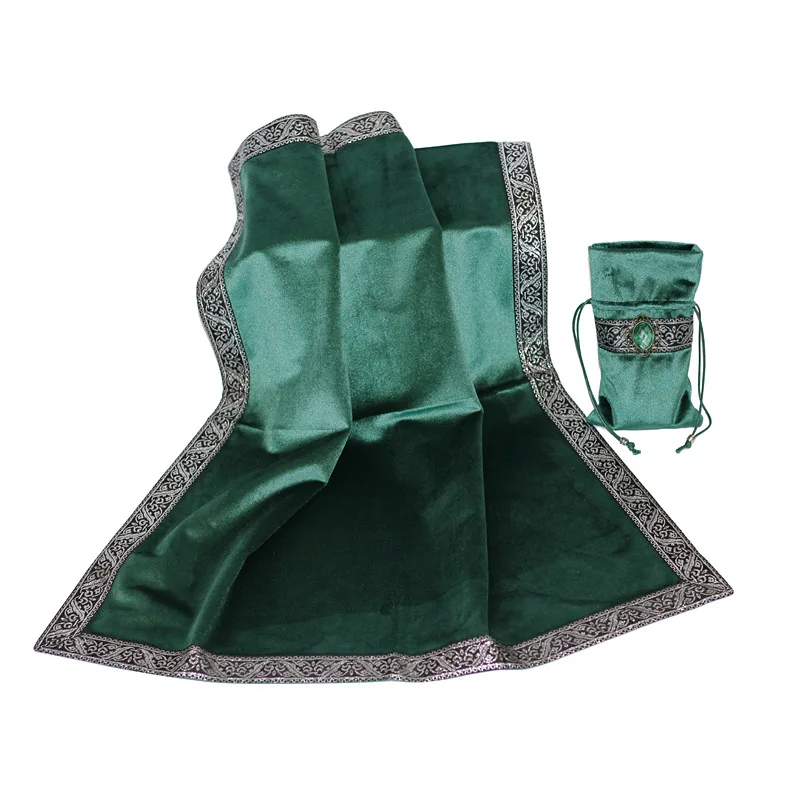 Практичное украшение Таро скатерть винтажный гобелен декоративный коврик Таро сумка толстый бархат декор