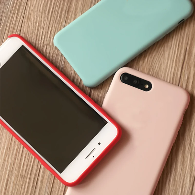 Официальный жидкий силиконовый чехол Keepever для iphone XR Coque 6S 7 8 PLUS телефона apple 5 5C SE