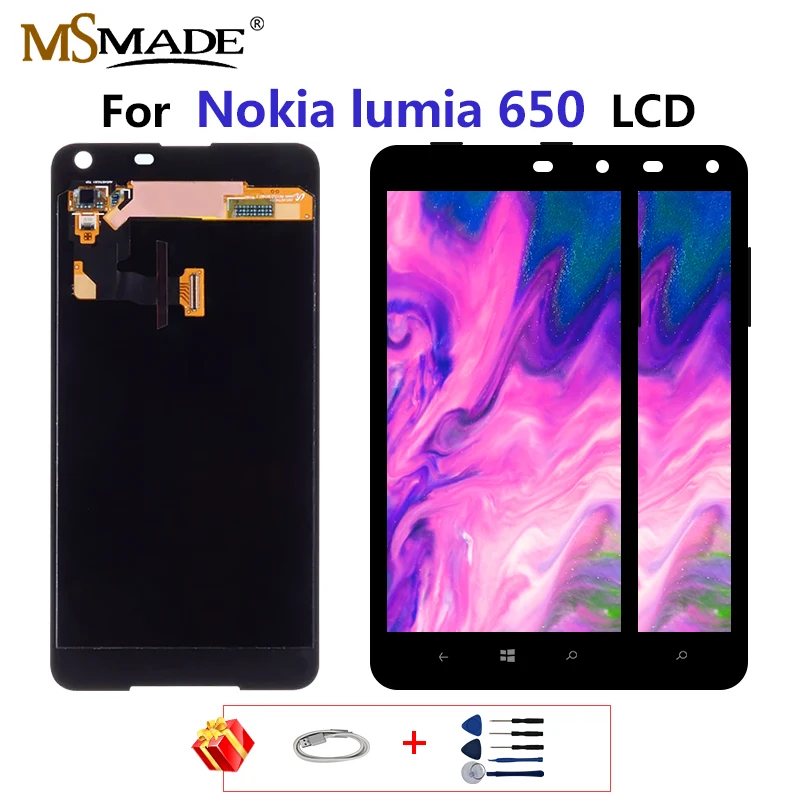 

Original LCD For Nokia Lumia 650 RM-1152 RM-1154 RM-1109 RM-1113 LCD Display Touch Screen Digitizer With Frame Assembly Parts