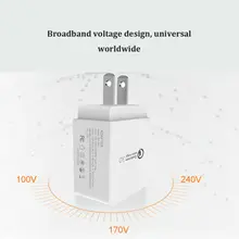 5V QC 3,0 Быстрая зарядка 1 USB порт EU/US/UKPlug дорожное настенное зарядное устройство адаптер