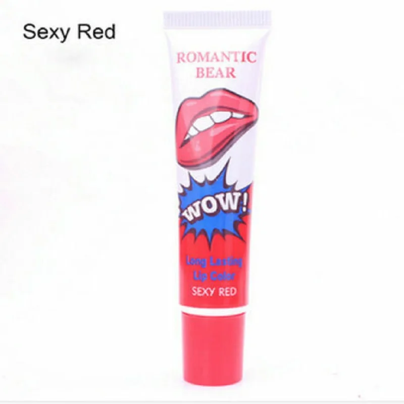 6 Colors Easy Peel Off Long Lasting Lip Gloss Waterproof Makeup Tattoo Matte Tint Lip Gloss Lipstick Women Balm Cosmetic