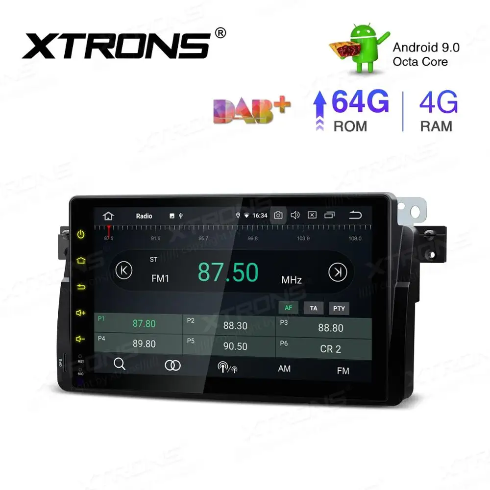 " Android 9,0 Pie OS Автомобильная Мультимедийная навигация gps радио для Rover 75 1999-2005 с поддержкой 2K видео и 4 Гб ram 64 Гб rom