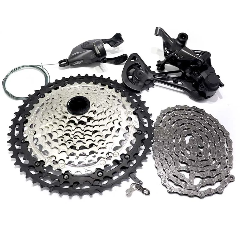 - Shimano 12 Speed Groupset DEORE XT M8100 Groupset MTB Mountain Bike 1x12Speed Shifter Lever Rear Derailleur 51T Cassette Chain