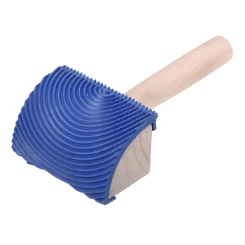 

M-Shape Wood Graining Rubber Grain Tool Pattern Wall Painting Decoration DIY (2.5 Inch MS19B)