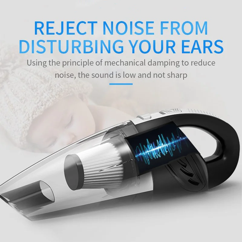 Handheld Wireless Vacuum Cleaner For Car Porduct Wireless Portable Vacuum Cleaner For Home Appliance High Power Car Dry Cleaning