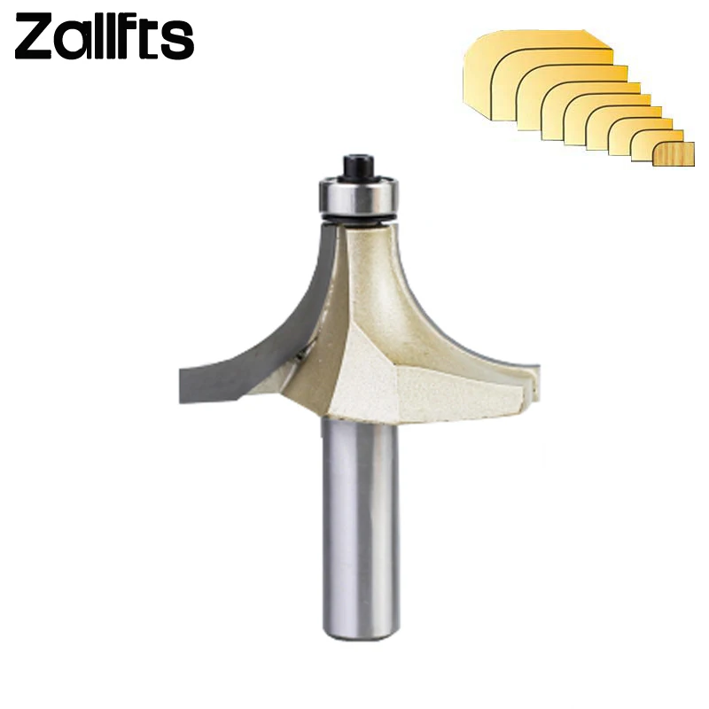 

Tideway Round-Over Router Bits for wood Woodworking Tool 2 flute endmill with bearing milling cutter Corner Round Over Bit