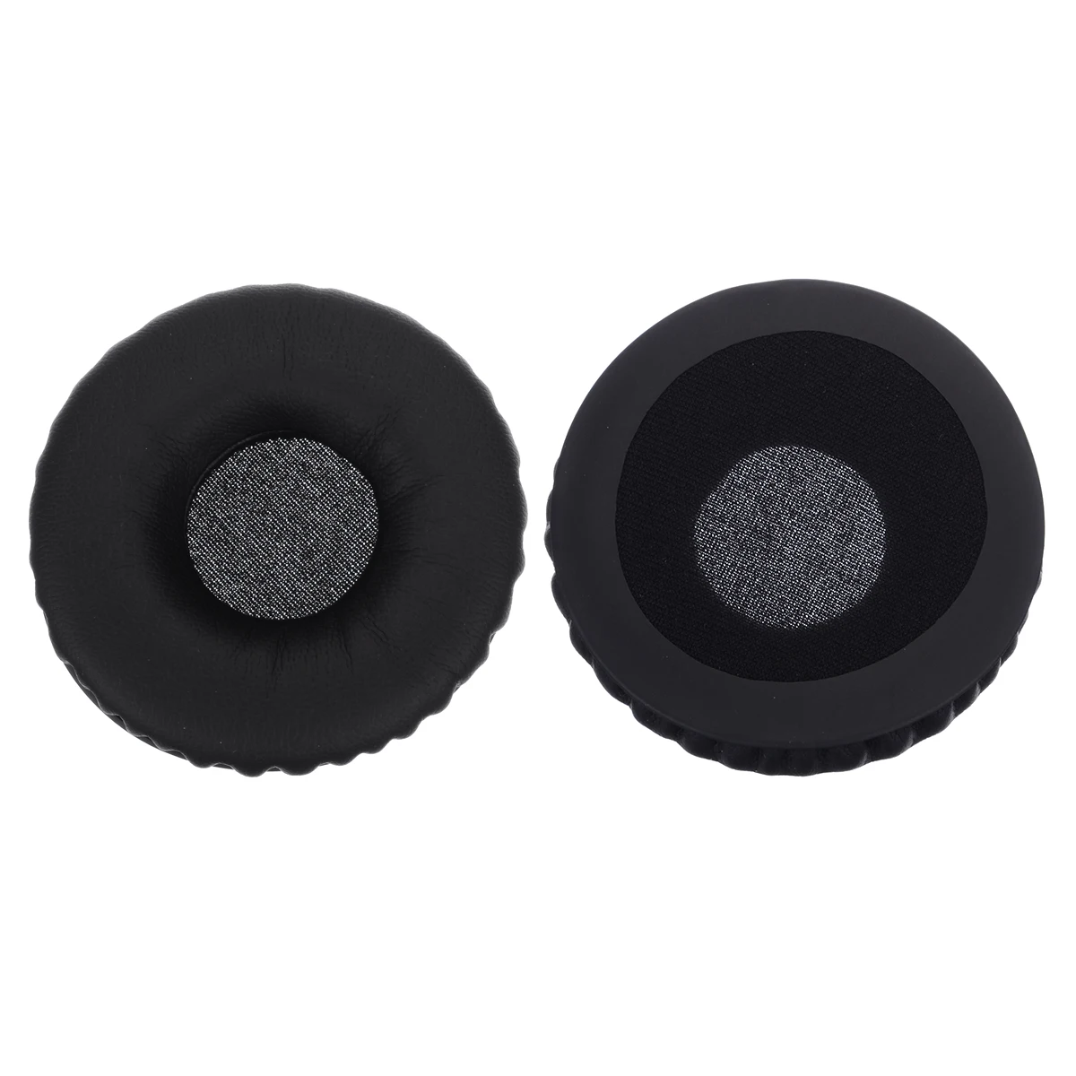 1 Pair Black Replacement Ear Pads Headphones Pads Leather Foam Cover Repair Earpads Fit For AKG N60NC Headphones