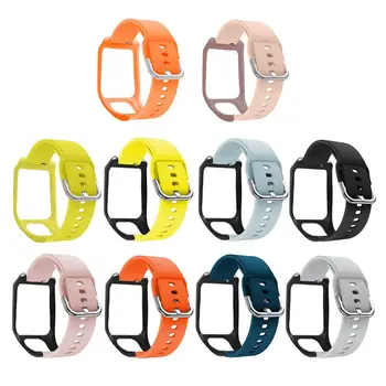 

Anti-Scratch Silicone Replacement Wrist Watch Band Strap Bracelet for TomTom Adventurer/Runner 2 3/Spark 3 Sport Watch Accessori
