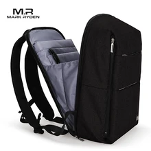 Mark Ryden, мужской рюкзак для 15,6 дюймов, рюкзак для ноутбука, Большой Вместительный Школьный рюкзак, водоотталкивающая мужская сумка, Mochila