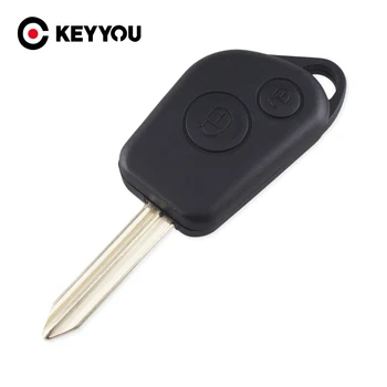 

KEYYOU New Replacement Remote Key Fob Citroen Saxo Xsara Picasso 2 Button Case & Blade Free shipping