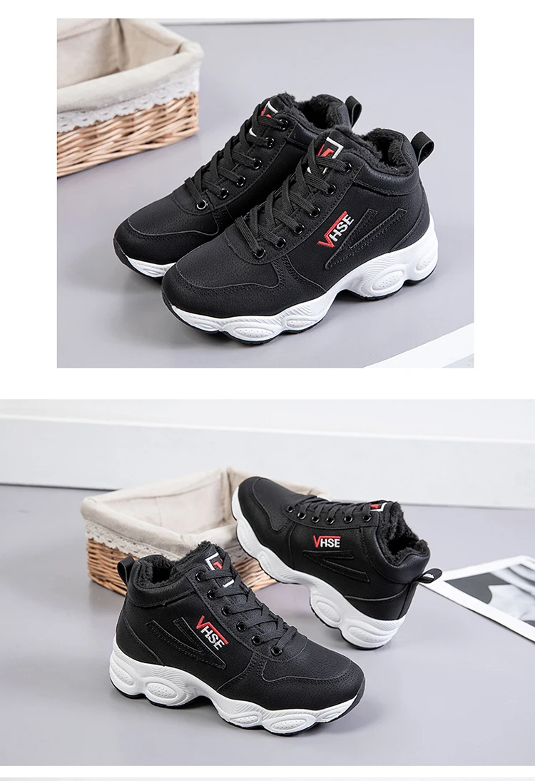 Botas mujer invierno; Новинка года; женские зимние кроссовки с высоким берцем; уличные повседневные женские зимние ботинки; очень теплые женские ботинки на толстой подошве; botas