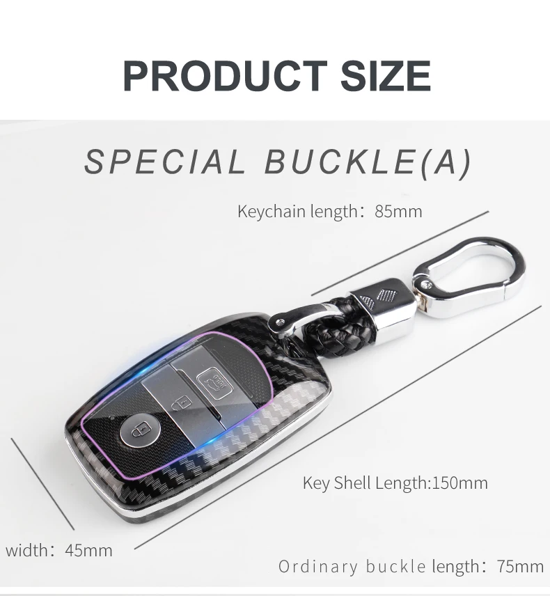 Carbon Fiber Car Smart Key Cover Case Fob For KIA Ceed K3 K4 K5 Sportage R QL KX5 Sorento KX3 KS3 RIO Protect Shell Accessories - Hf185a5bca6a74d0ba91e488afc711a07n