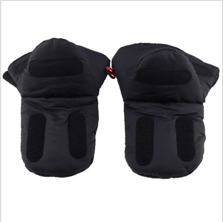 Winter Pram Hand Muff Baby Carriage Pushchair Warm Fur Fleece Hand Cover Buggy Glove Stroller Accessories Stroller Gloves