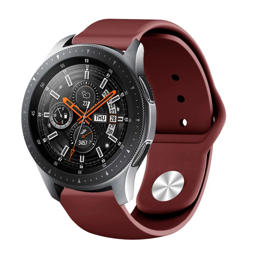 Ремешок для gear S3 Classic Frontier ремешок для samsung S3 Galaxy watch 46 мм ремешок спортивный Цветной силиконовый браслет Замена ремня