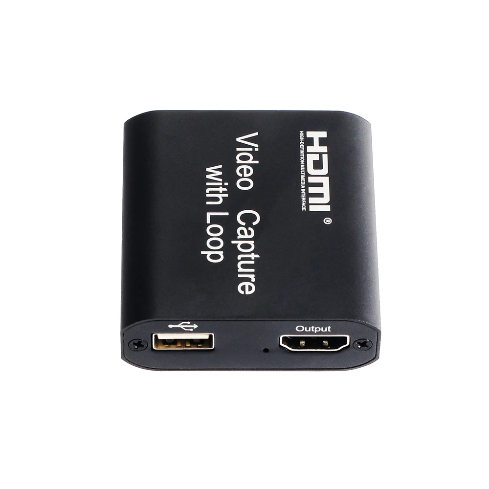 HD 1080P 4K HDMI Video Capture Card HDMI To USB 2.0 Video Capture Board Game Record Live Streaming Broadcast Local Loop Out