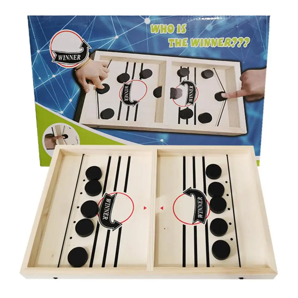 Fast Slingpuck Game Foosball Paced Sling Puck Board Home Games Kid Children Toys