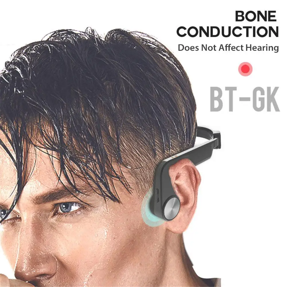 Оригинальные наушники Bluetooth 5,0, наушники с костной проводимостью, Беспроводные спортивные наушники, гарнитура с громкой связью, поддержка, Прямая поставка