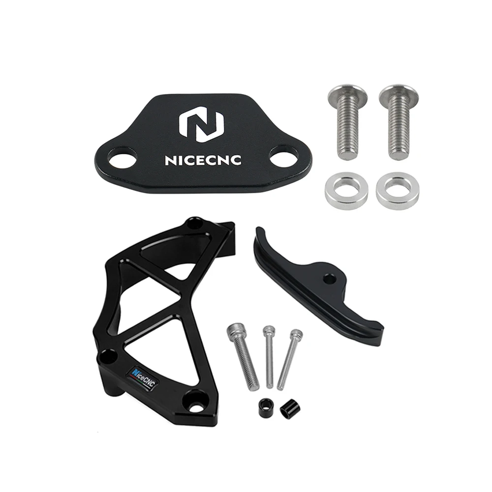 NICECNC NoirCouvercle de pignon Avant de Moto en Protection de chaîne Compatible avec KTM 790 Adventure S & R Models 2019-21 790 Duke 2018-21 890 Duke 2020-21 890 Adventure S & R Models 2021