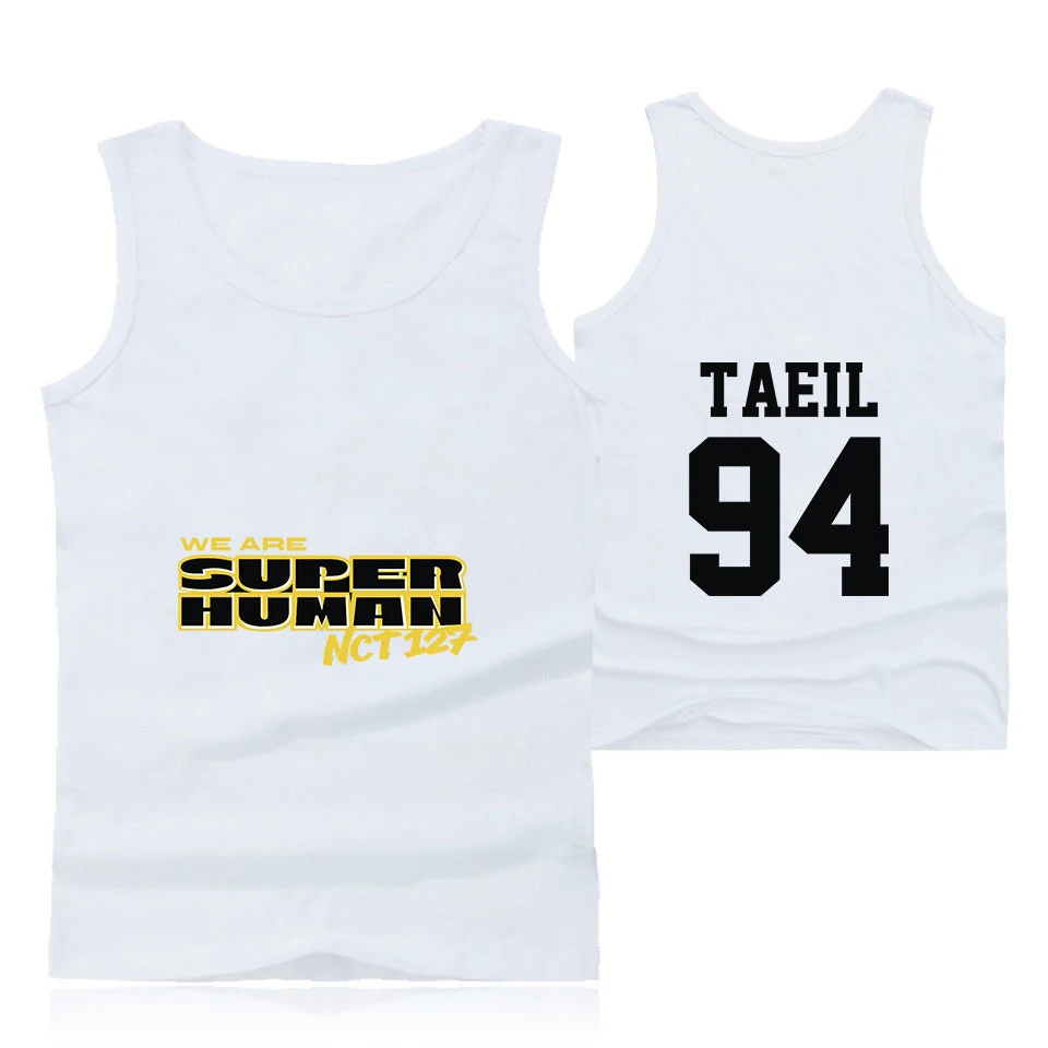 94T hip hop summer new sleeveless vest Tank Tops shirt youth popular letter vest sweat print design vest male - Цвет: WASH BX01 A12787 94T
