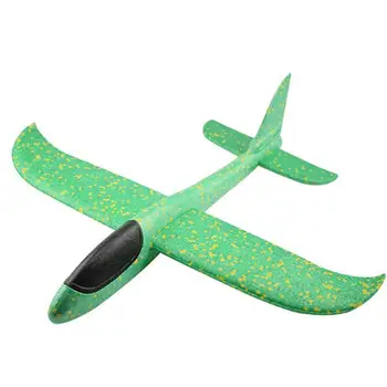 

Kuulee 35CM Hand Throw Flying Glider Plane Aeroplane Toys Launch Fillers Bubble Airplane DIY Interactive Toys Interesting Toys